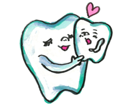 the tooth is hot2 sticker #10792481