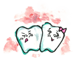 the tooth is hot2 sticker #10792482