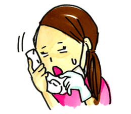 the tooth is hot2 sticker #10792494