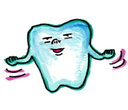 the tooth is hot2 sticker #10792495