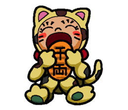 Mike-Maneki the Lucky Cat sticker #10792496