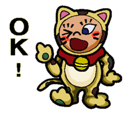 Mike-Maneki the Lucky Cat sticker #10792497