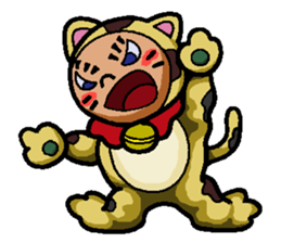 Mike-Maneki the Lucky Cat sticker #10792505