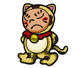 Mike-Maneki the Lucky Cat sticker #10792507