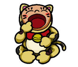 Mike-Maneki the Lucky Cat sticker #10792510