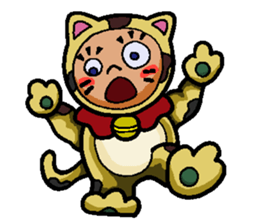 Mike-Maneki the Lucky Cat sticker #10792511