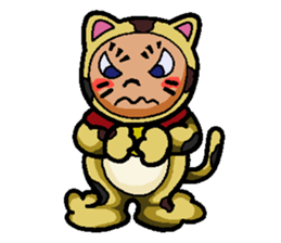 Mike-Maneki the Lucky Cat sticker #10792520