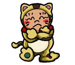 Mike-Maneki the Lucky Cat sticker #10792526