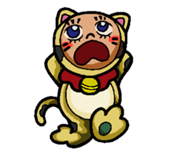 Mike-Maneki the Lucky Cat sticker #10792532