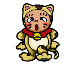 Mike-Maneki the Lucky Cat sticker #10792534