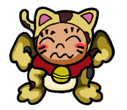 Mike-Maneki the Lucky Cat sticker #10792535