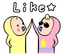 Memetan (" Likes " English version) sticker #10793402