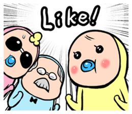 Memetan (" Likes " English version) sticker #10793404