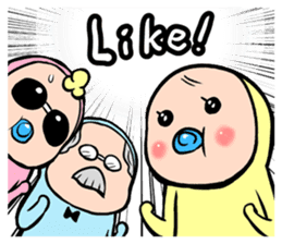 Memetan (" Likes " English version) sticker #10793404