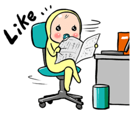 Memetan (" Likes " English version) sticker #10793405