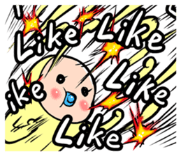Memetan (" Likes " English version) sticker #10793409
