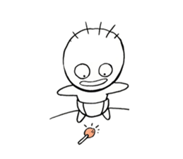 My dear little devil. sticker #10793629