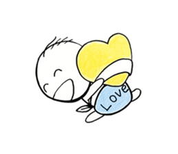 My dear little devil. sticker #10793632