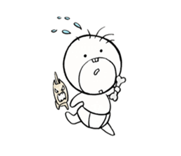 My dear little devil. sticker #10793637