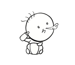 My dear little devil. sticker #10793643