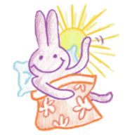 rabbit rabbit :3 sticker #10794056