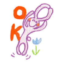 rabbit rabbit :3 sticker #10794058