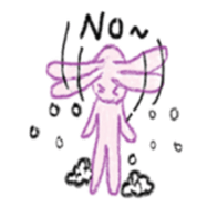 rabbit rabbit :3 sticker #10794059