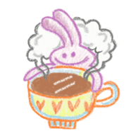 rabbit rabbit :3 sticker #10794061