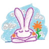 rabbit rabbit :3 sticker #10794063