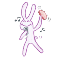 rabbit rabbit :3 sticker #10794068