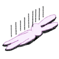 rabbit rabbit :3 sticker #10794070