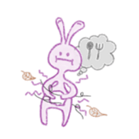 rabbit rabbit :3 sticker #10794075