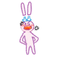 rabbit rabbit :3 sticker #10794076