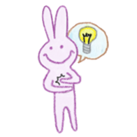 rabbit rabbit :3 sticker #10794077