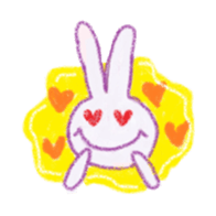 rabbit rabbit :3 sticker #10794078