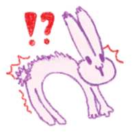 rabbit rabbit :3 sticker #10794079