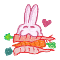 rabbit rabbit :3 sticker #10794080
