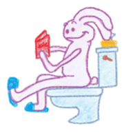 rabbit rabbit :3 sticker #10794082