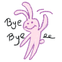 rabbit rabbit :3 sticker #10794085