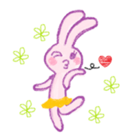 rabbit rabbit :3 sticker #10794087