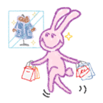 rabbit rabbit :3 sticker #10794091