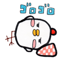 Chicken red cheeks sticker #10795137
