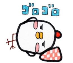 Chicken red cheeks sticker #10795137