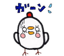 Chicken red cheeks sticker #10795147