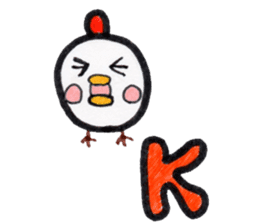 Chicken red cheeks sticker #10795153
