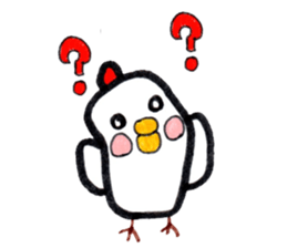 Chicken red cheeks sticker #10795157