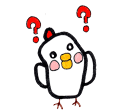 Chicken red cheeks sticker #10795157