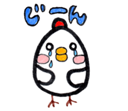 Chicken red cheeks sticker #10795159