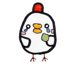 Chicken red cheeks sticker #10795172