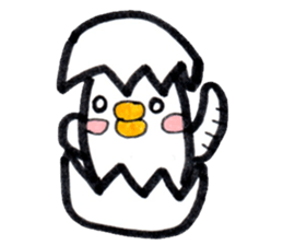 Chicken red cheeks sticker #10795175